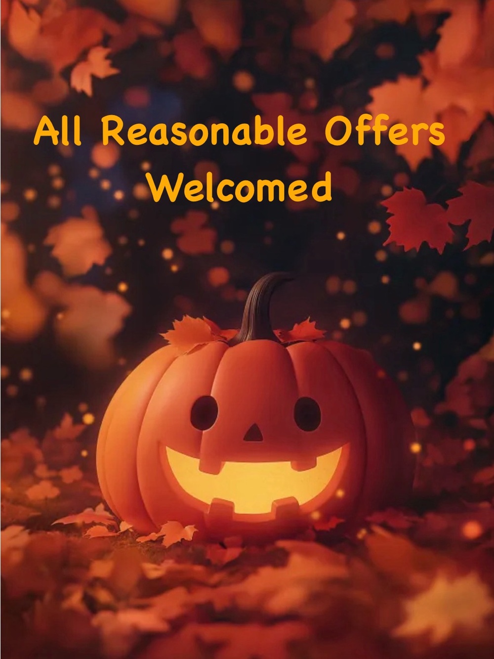 All Reasonable Offers Welcomed and Considered.